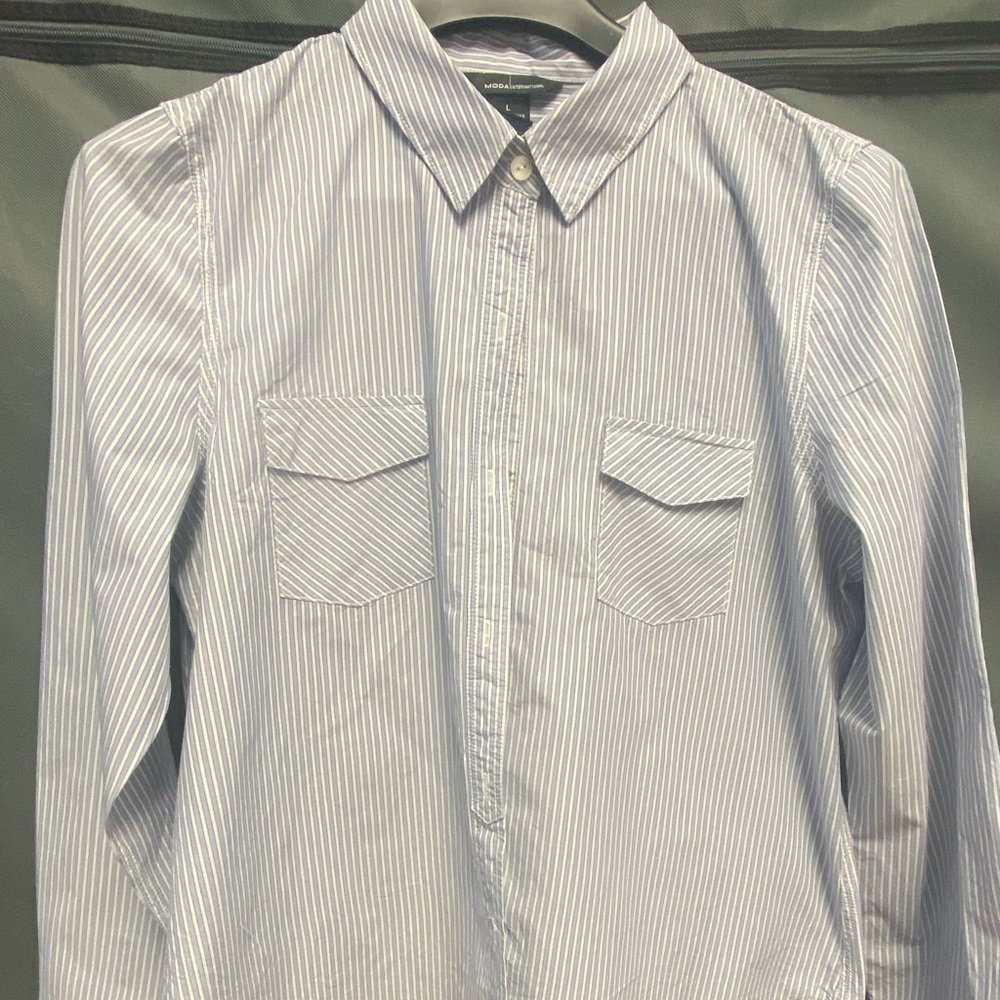 Moda International Button Up Long Sleeve